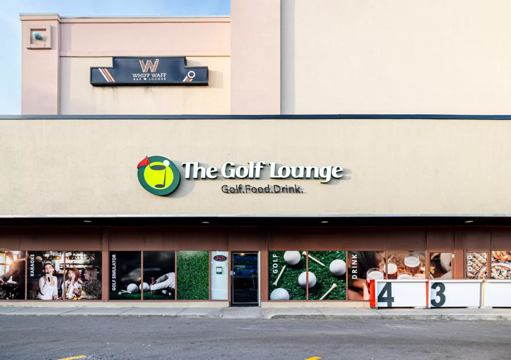 The golf lounge